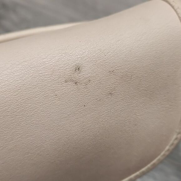 RARE Vintage Ivory Coach Devon Leather Turnlock Crossbody Bag - Picture 3 of 12